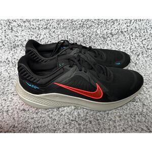 Nike Quest 5 Running Shoes Black Bright Crimson Men’s Size 13 DD0204-005